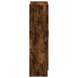 vidaXL Book Cabinet Bookcase Shelf Storage Cabinet Smoked Oak Engineered Wood - Additional view 6