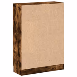 vidaXL Book Cabinet Bookcase Shelf Storage Cabinet Smoked Oak Engineered Wood - Additional view 7
