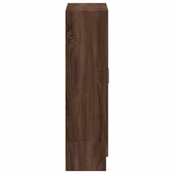 vidaXL Book Cabinet Bookcase Shelf Storage Cabinet Brown Oak Engineered Wood - Additional view 6