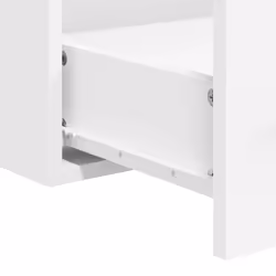 vidaXL Bathroom Cabinet Vanity Unit with Mirror Sink Cabinet Engineered Wood - white - Additional view 8