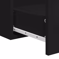 vidaXL Bathroom Cabinet Vanity Unit with Mirror Sink Cabinet Engineered Wood - black - Additional view 7