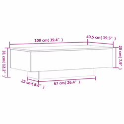 VidaXL 833889 coffee/side/end table - Additional view 6
