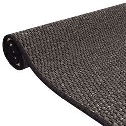vidaXL Carpet Runner Floor Mat Hallway Runner Rug Floor Carpet Sisal Look - anthracite, 80 x 150 cm - Additional view 4