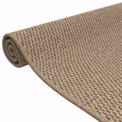 vidaXL Carpet Runner Floor Mat Hallway Runner Rug Floor Carpet Sisal Look - sand, 50 x 100 cm - Additional view 4