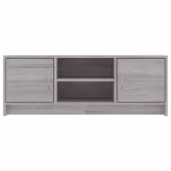 vidaXL TV Cabinet TV Stand Media Console High Gloss White Engineered Wood - grey sonoma - Additional view 4