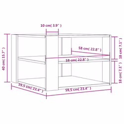 VidaXL 834245 coffee/side/end table - Additional view 7
