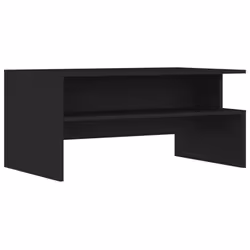 vidaXL Coffee Table Side Table End Table Sofa Table Brown Oak Engineered Wood - black - Additional view 5