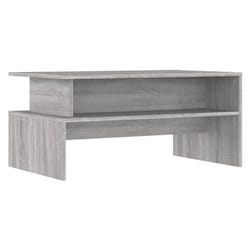vidaXL Coffee Table Side Table End Table Sofa Table Brown Oak Engineered Wood - grey sonoma