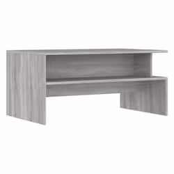 vidaXL Coffee Table Side Table End Table Sofa Table Brown Oak Engineered Wood - grey sonoma - Additional view 5