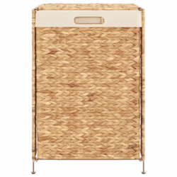 vidaXL Laundry Basket Storage Basket Laundry Bin Baskets Box Water Hyacinth - Additional view 4