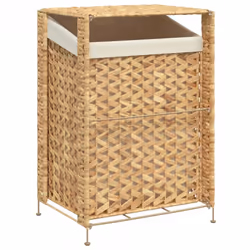 vidaXL Laundry Basket Storage Basket Laundry Bin Baskets Box Water Hyacinth - Additional view 5