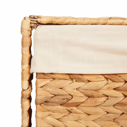 vidaXL Laundry Basket Storage Basket Laundry Bin Baskets Box Water Hyacinth - Additional view 8