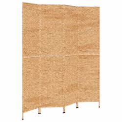 vidaXL Room Divider Folding Balcony Privacy Screen 5-Panel Water Hyacinth - light brown, 163 x 180 cm - Additional view 5