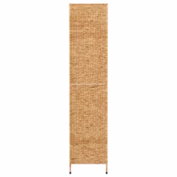 vidaXL Room Divider Folding Balcony Privacy Screen 5-Panel Water Hyacinth - light brown, 205 x 180 cm - Additional view 4