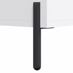 vidaXL Highboard Sideboard Storage Cabinet Home Side Cabinet Engineered Wood - white, 2 glass doors - Additional view 10