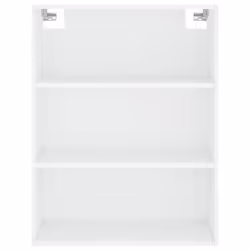 vidaXL Highboard Sideboard Storage Cabinet High Gloss White Engineered Wood - white, 3 drawers - Additional view 5