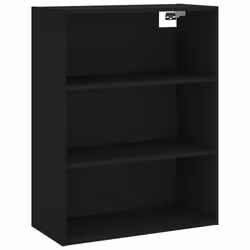 vidaXL Highboard Sideboard Cupboard Side Cabinet Grey Sonoma Engineered Wood - black, 1 door 3 drawers - Additional view 4