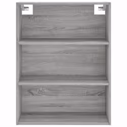 vidaXL Highboard Sideboard Storage Cabinet High Gloss White Engineered Wood - grey sonoma, 1 door 3 drawers - Additional view 5