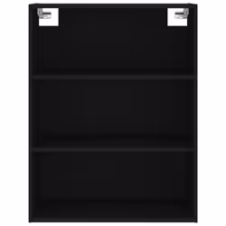 vidaXL Highboard Sideboard Storage Cabinet Cupboard Cabinet Engineered Wood - black, 1 glass door 3 drawers - Additional view 5