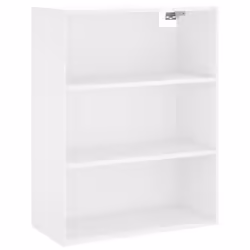 vidaXL Highboard Sideboard Cupboard Side Cabinet Grey Sonoma Engineered Wood - white, 1 glass door 3 drawers - Additional view 4
