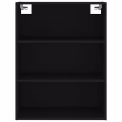 vidaXL Highboard Sideboard Storage Cabinet Home Side Cabinet Engineered Wood - black, 1 glass door 3 drawers - Additional view 5