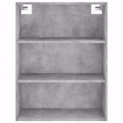 vidaXL Highboard Sideboard Storage Cabinet Cupboard Cabinet Engineered Wood - concrete grey, 2 wood doors - Additional view 5