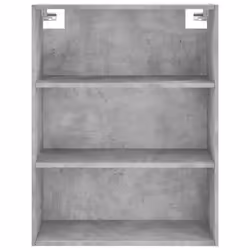 vidaXL Highboard Sideboard Storage Cabinet Cupboard Cabinet Engineered Wood - concrete grey, 2 wood doors - Additional view 5