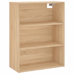 vidaXL Highboard Sideboard Cupboard Side Cabinet Grey Sonoma Engineered Wood - sonoma oak, 2 wood doors - Additional view 4
