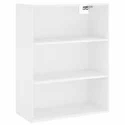 vidaXL Highboard Sideboard Storage Cabinet Side Cabinet White Engineered Wood - white, 2 wood doors - Additional view 4