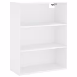 vidaXL Highboard Sideboard Storage Cabinet Cupboard Cabinet Engineered Wood - white, 1 wood door 3 drawers - Additional view 4