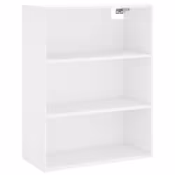 vidaXL Highboard Sideboard Cupboard Side Cabinet Sonoma Oak Engineered Wood - white, 1 wood door 3 drawers - Additional view 4