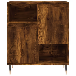 vidaXL Sideboard Storage Cupboard Side Cabinets 3 pcs White Engineered Wood - smoked oak, 3 pcs - Additional view 5