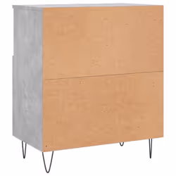 vidaXL Sideboard Storage Cupboard Highboard Home Side Cabinet Engineered Wood - concrete grey, 3 pcs - Additional view 7