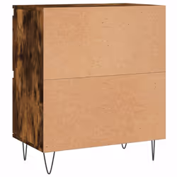 vidaXL Sideboard Storage Cupboard Side Cabinets 2 pcs White Engineered Wood - smoked oak, 2 pcs - Additional view 7