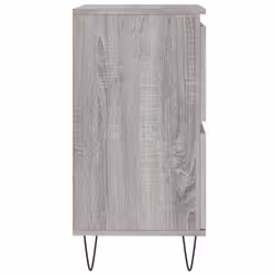 vidaXL Sideboard Storage Cupboard Side Cabinets 2 pcs White Engineered Wood - grey sonoma, 2 pcs - Additional view 6