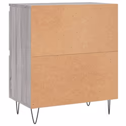 vidaXL Sideboard Storage Cupboard Side Cabinets 2 pcs White Engineered Wood - grey sonoma, 2 pcs - Additional view 7