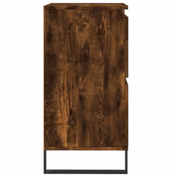 vidaXL Sideboard Storage Side Cabinet Cupboards 2 pcs White Engineered Wood - smoked oak, 3 pcs - Additional view 6