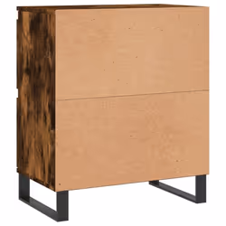 vidaXL Sideboard Storage Side Cabinet Cupboards 2 pcs White Engineered Wood - smoked oak, 3 pcs - Additional view 7