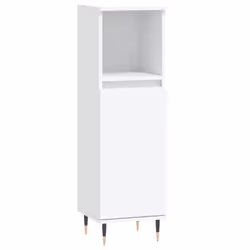 vidaXL Bathroom Furniture Set Cabinet Vanity Unit 3 Piece Engineered Wood - white - Additional view 6