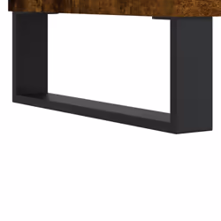 vidaXL Bathroom Furniture Set Storage Cabinet 3 Piece White Engineered Wood - smoked oak - Additional view 10