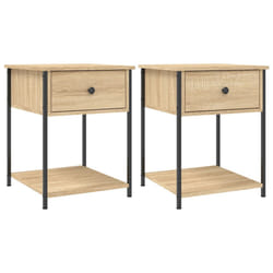 VidaXL 825846 nightstand/bedside table Oak