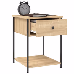 VidaXL 825846 nightstand/bedside table Oak - Additional view 5