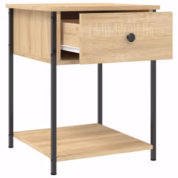 VidaXL 825846 nightstand/bedside table Oak - Additional view 6