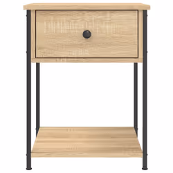 VidaXL 825846 nightstand/bedside table Oak - Additional view 7