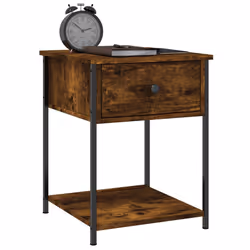 VidaXL 825848 nightstand/bedside table Oak - Additional view 4