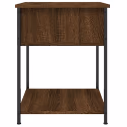vidaXL Bedside Tables Side Table Nightstand 2 pcs Sonoma Oak Engineered Wood - brown oak, 2 pcs - Additional view 7