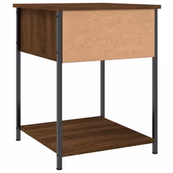 vidaXL Bedside Tables Side Table Nightstand 2 pcs Sonoma Oak Engineered Wood - brown oak, 2 pcs - Additional view 8