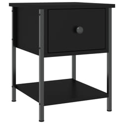 VidaXL 825853 nightstand/bedside table Black