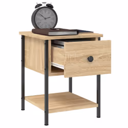 VidaXL 825855 nightstand/bedside table Oak - Additional view 4
