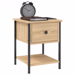 VidaXL 825856 nightstand/bedside table Oak - Additional view 4